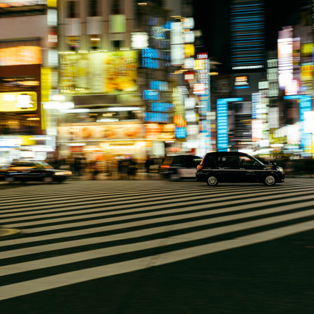 crosswalk pan shot iii by robert mangelmann | 20231124tokyo_0437