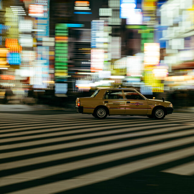 crosswalk pan shot iv by robert mangelmann | 20231124tokyo_0502